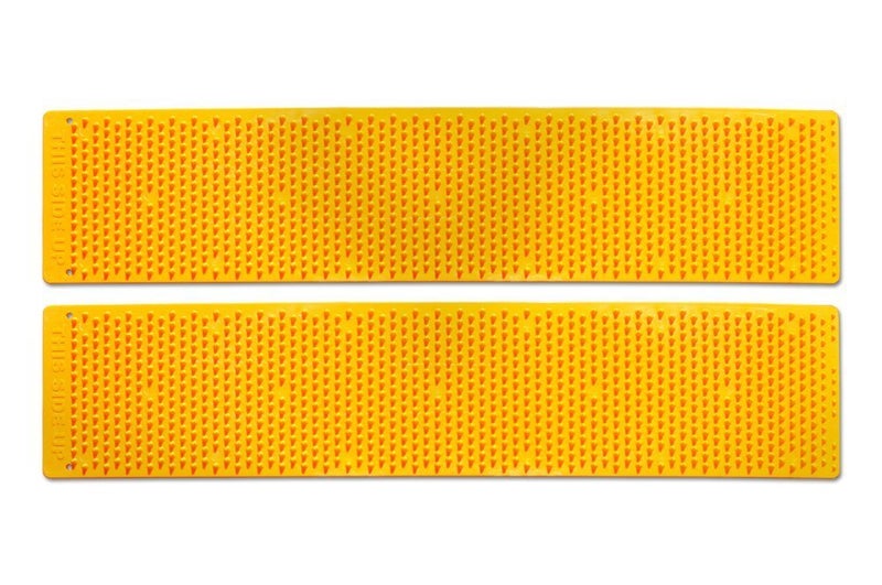 OUNAN Portable Tire Traction Mats - Two Emergency Tire Grip Aids Used To Get Your Car, Truck, Van or Fleet Vehicle Unstuck In Snow, Ice, Mud, And Sand - Orange, 2 Pack - Image 3